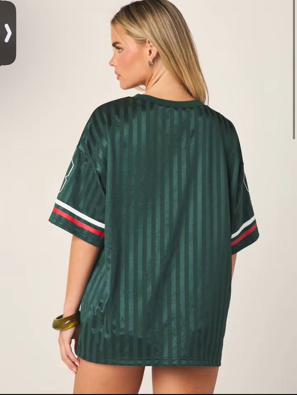 Missguided Dark Green Mexico Graphic Soccer Tee with Red Accent - Picture 3 of 11